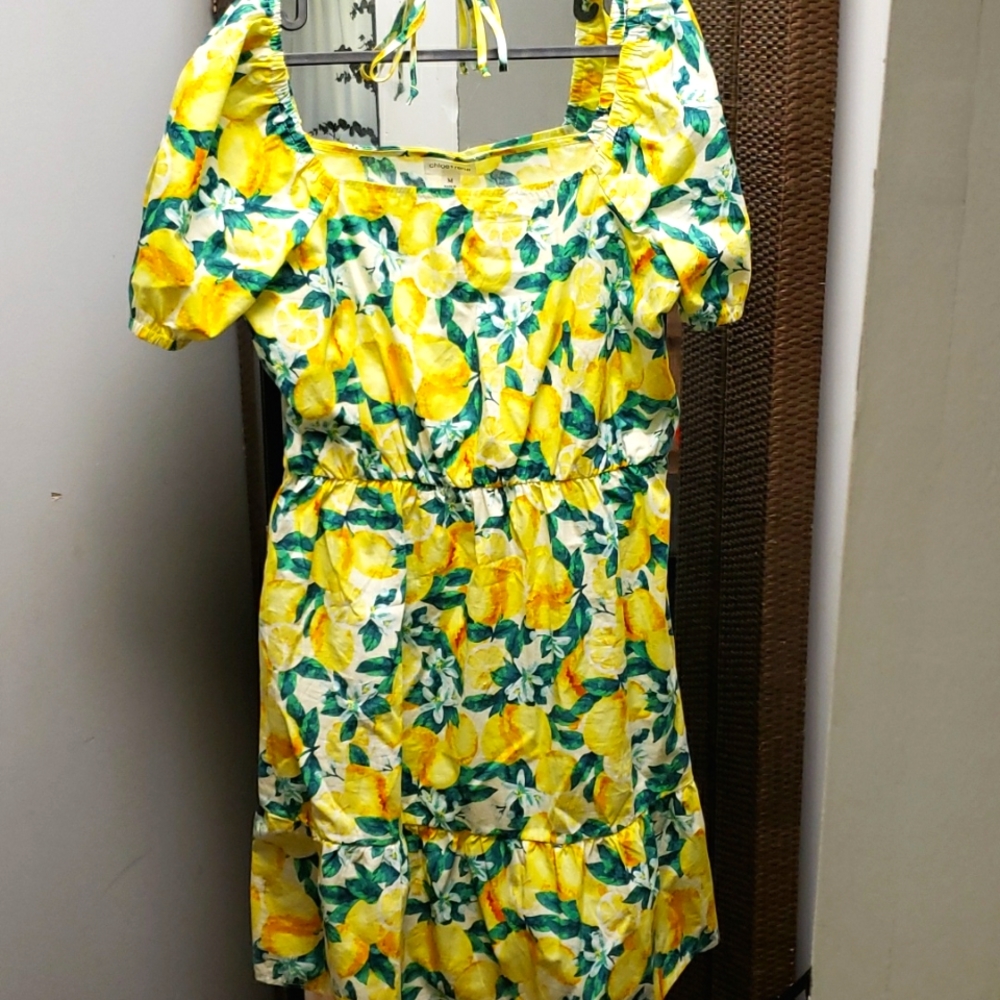 Chloe+Rene Lemon Print Dress